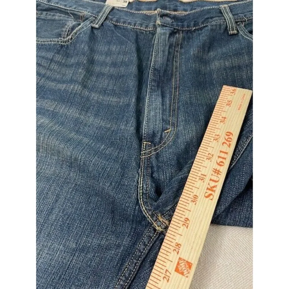 Levi's 559 Jeans Relaxed Straight Pants Blue Men's Size 44x30‎ Big And Tall New